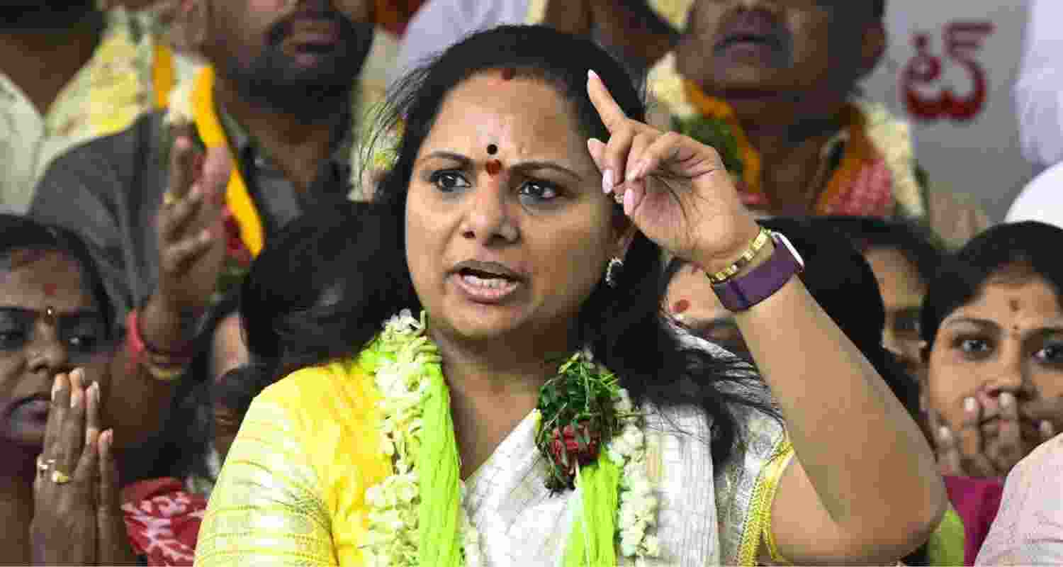 Bharat Rashtra Samithi (BRS) leader K Kavitha.