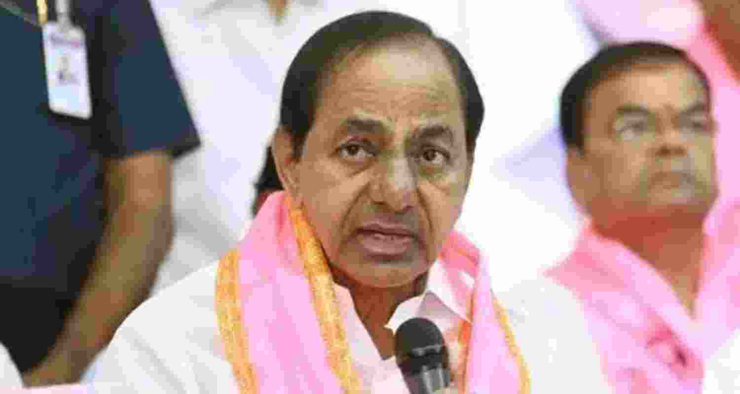 Former Telangana Chief Minister K Chandrasekhar Rao. File photo.