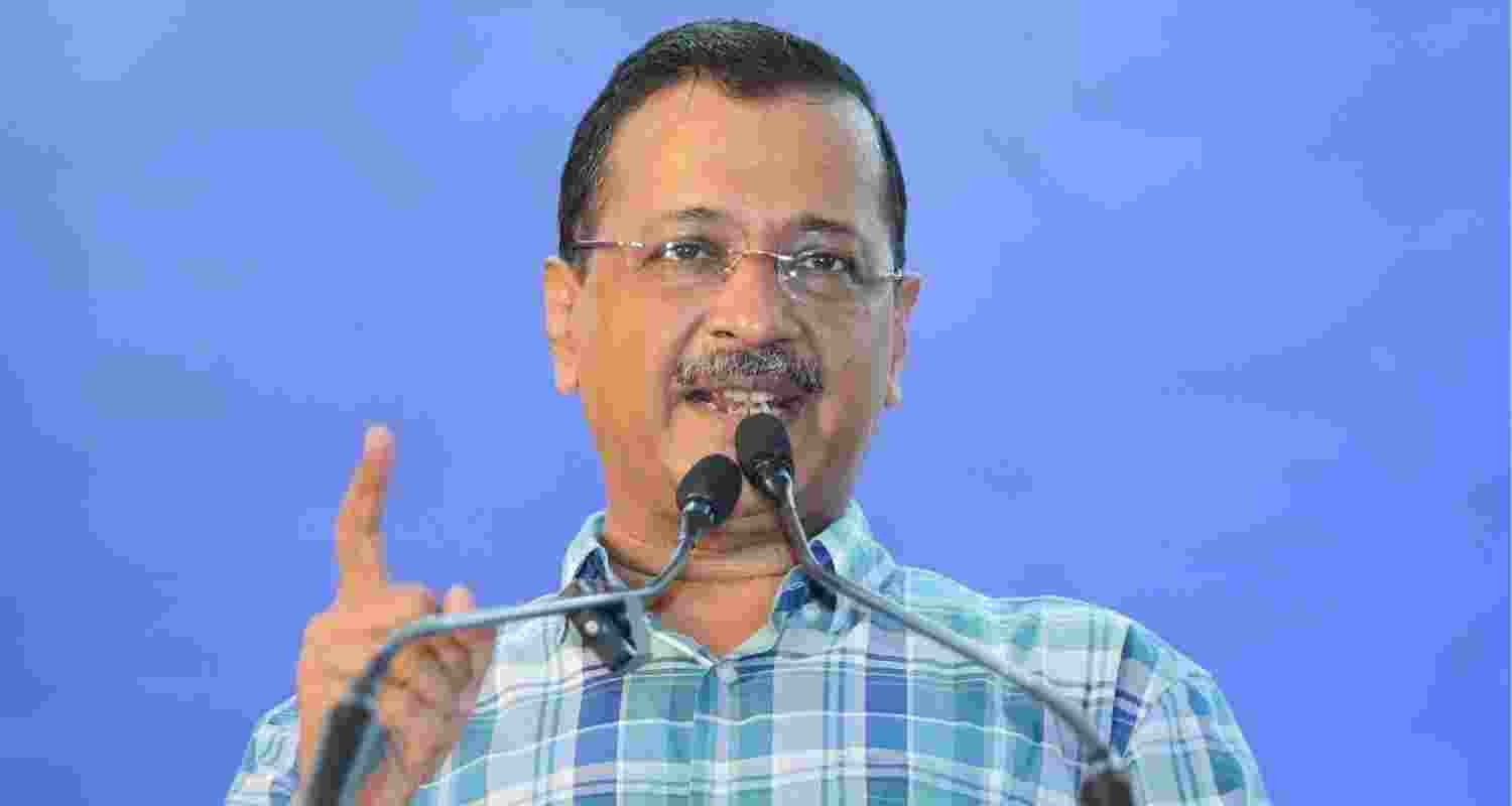 Aam Aadmi Party supremo Arvind Kejriwal. Image: X