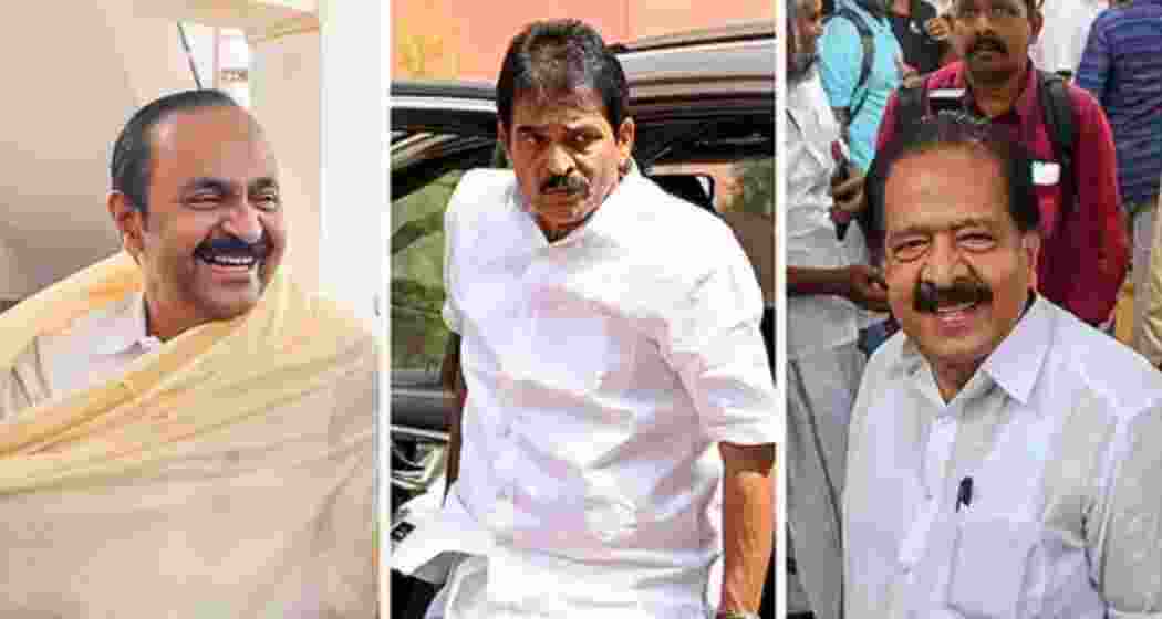 Congress leaders VD Satheesan, KC Venugopal and Ramesh Chennithala emerge as frontrunners in the race for Kerala chief minister amid ongoing consultations by the party high command.