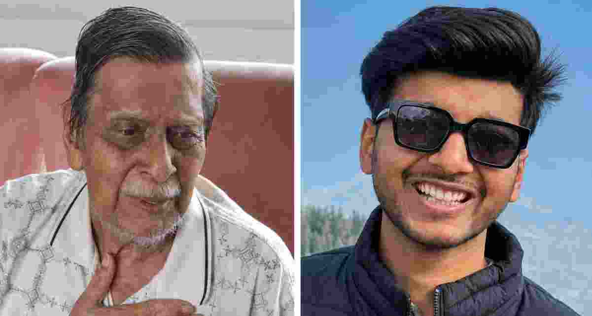 Devichand Agarwal (L) and his grandson, Ketan Agarwal, died 17 days apart. Devichand Agarwal (L) and his grandson, Ketan Agarwal, died 17 days apart.