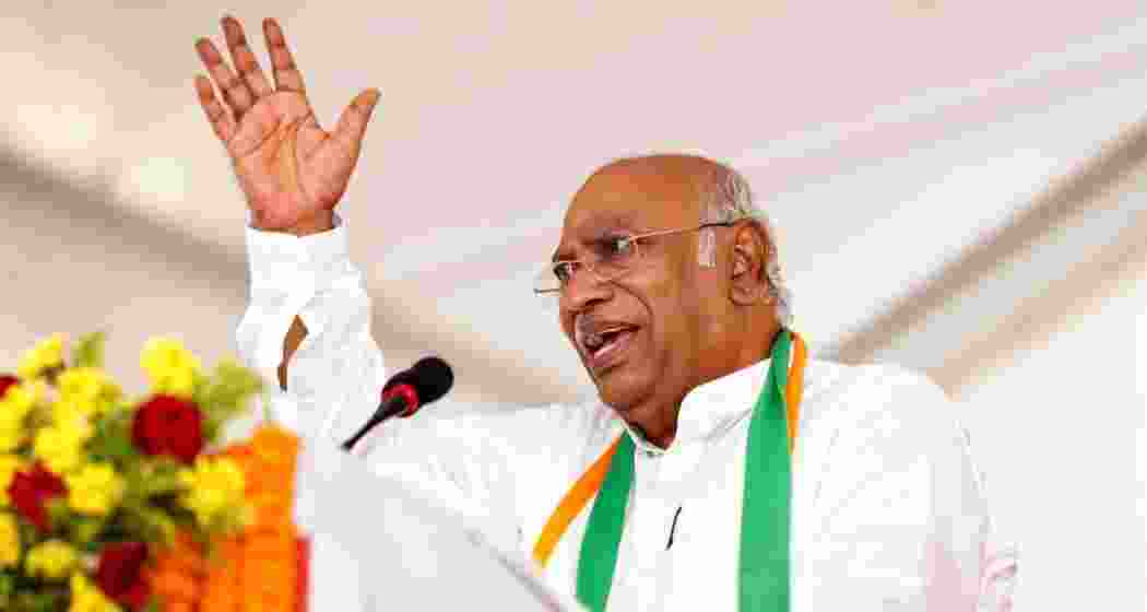  AICC president Mallikarjun Kharge. 