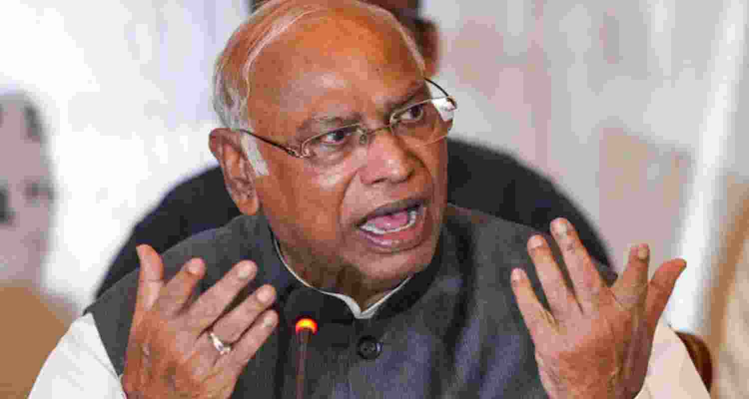 Kharge says Congress not scared of ED chargesheet