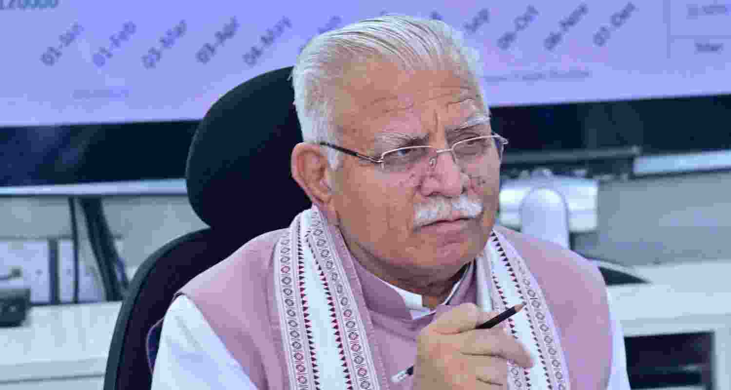 Union Power Minister Manohar Lal Khattar.