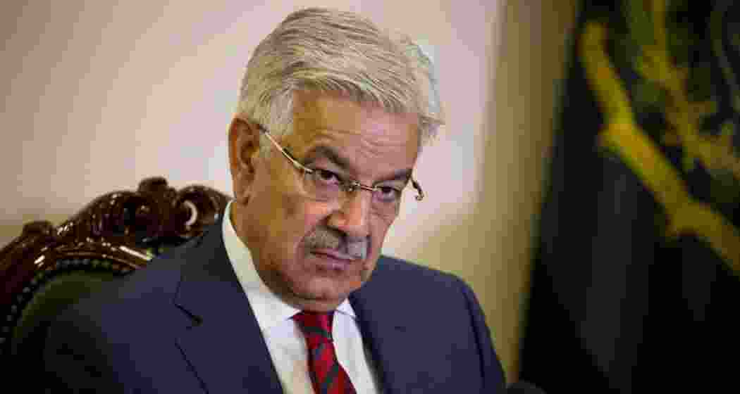 File photo of Pakistan’s Defence Minister Khawaja Asif. 