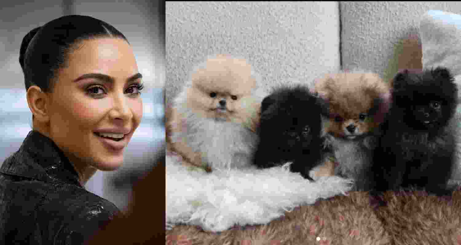 Kim Kardashian shares puppies’ photos weeks after PETA backlash