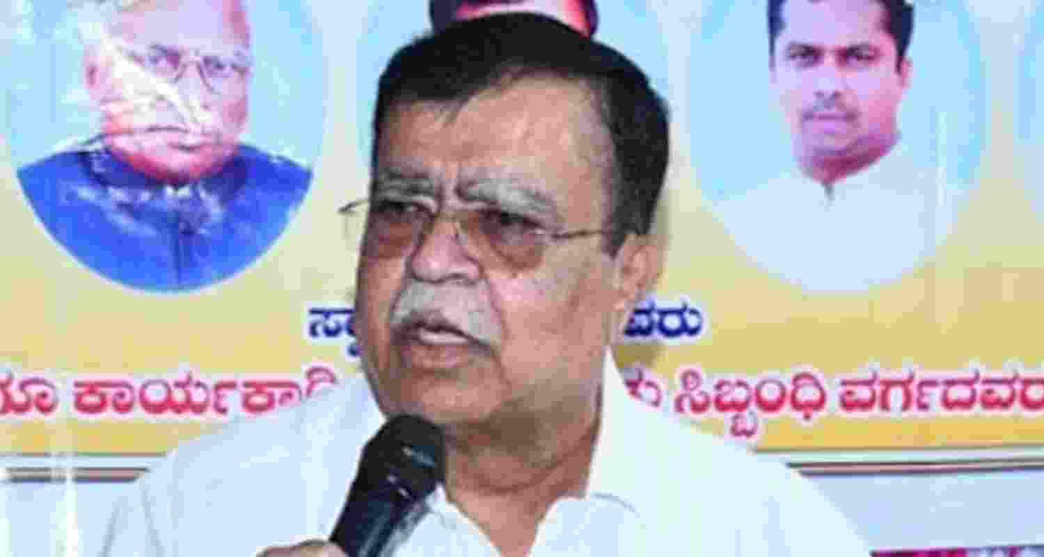 Former Karnataka Cooperative Minister KN Rajanna.