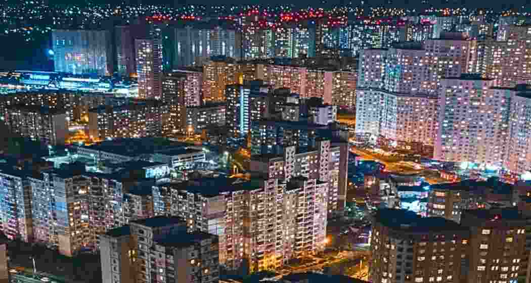 A section of Kyiv regains electricity after massive Russian missile and drone attacks.