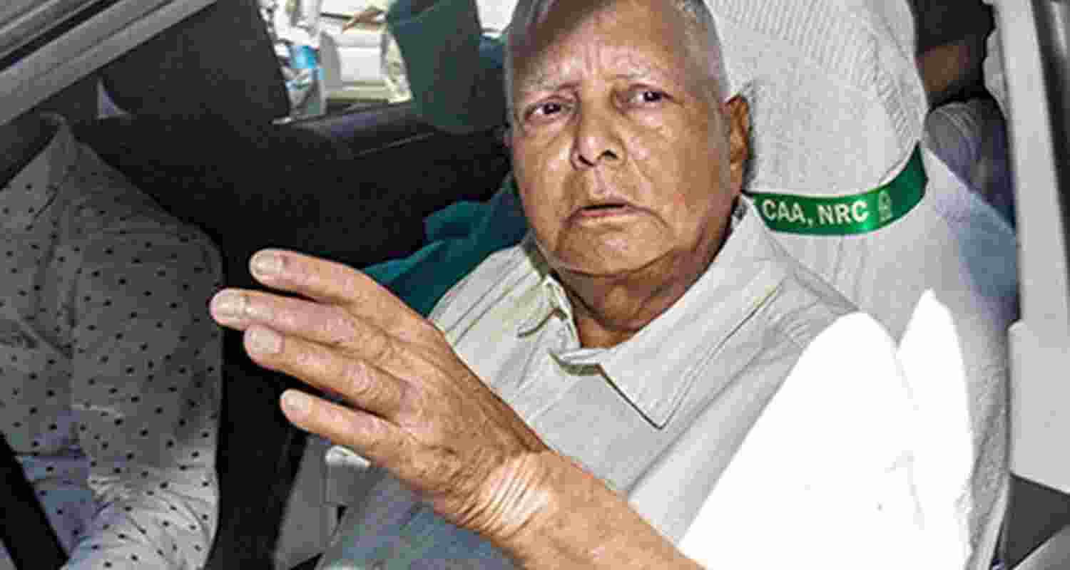RJD president Lalu Prasad.