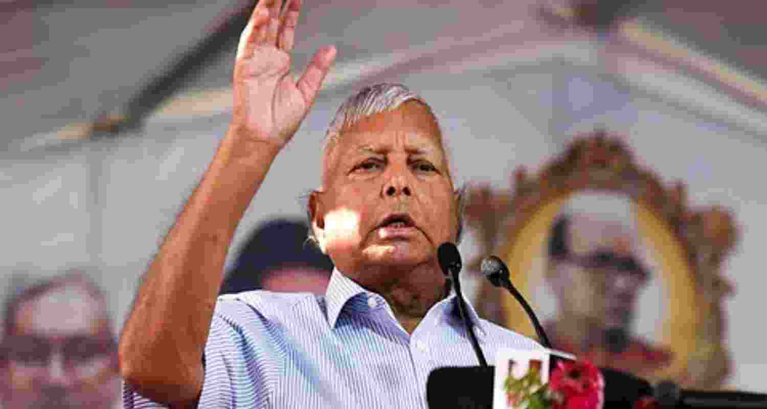 A file photo of former Railway Minister and Rashtriya Janata Dal (RJD) chief Lalu Prasad Yadav.