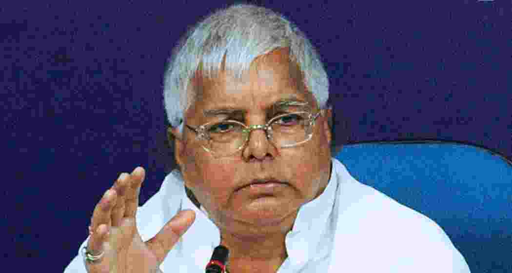 Rashtriya Janata Dal (RJD) chief and former Bihar CM, Lalu Prasad Yadav. 