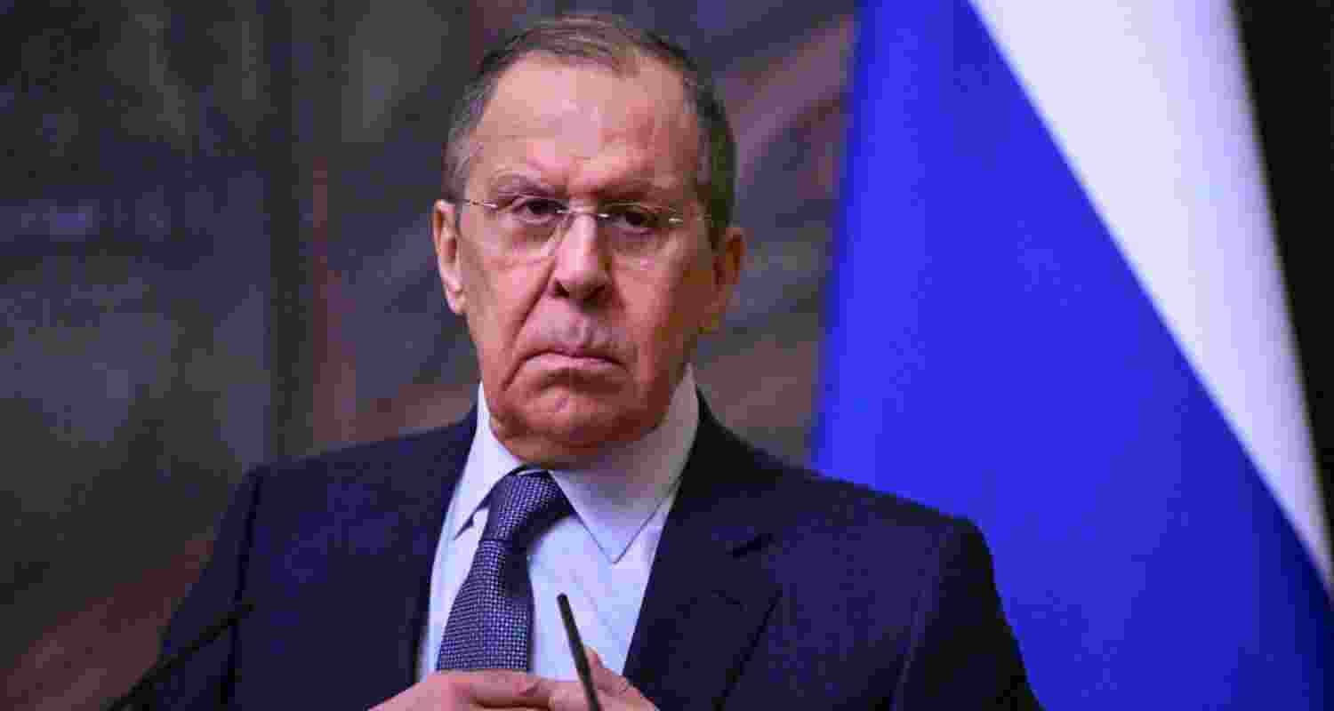 Russian Foreign Minister Sergey Lavrov - file image.