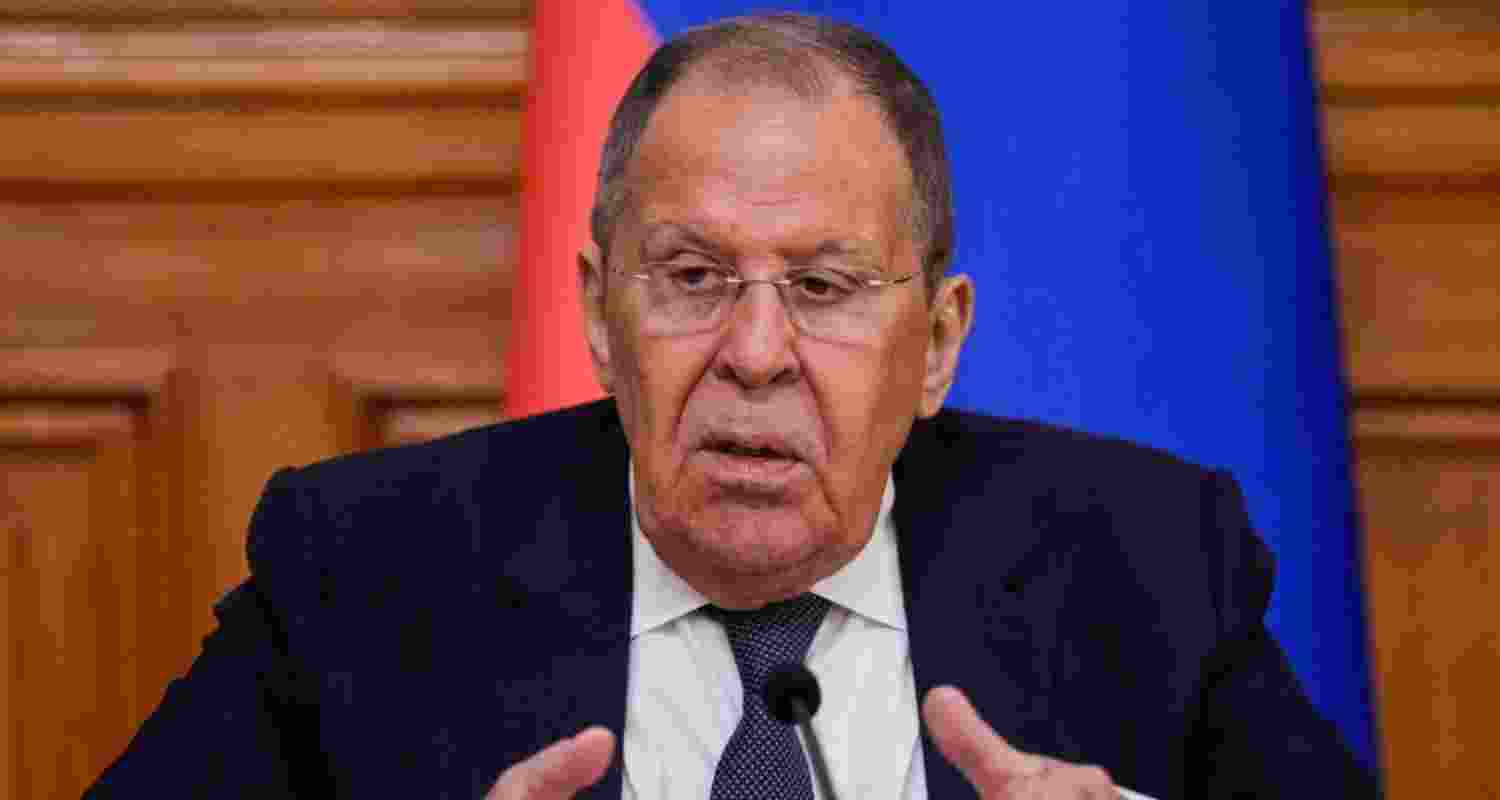 Russian Foreign Minister Sergey Lavrov.