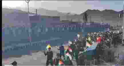 Indian Army takes out ‘Tiranga Yatra’ in Leh