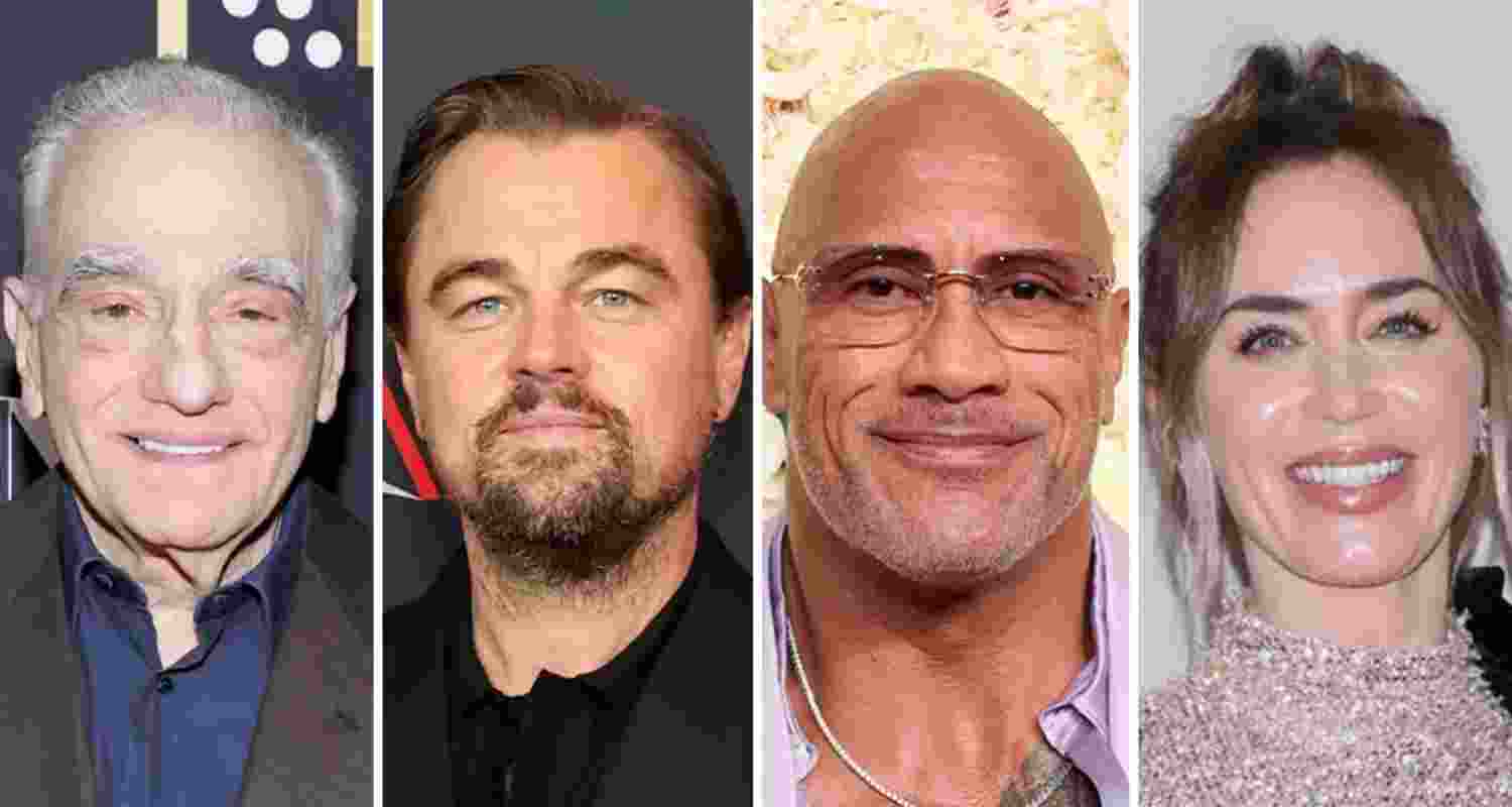 Filmmaker Martin Scorsese has roped in actors Leonardo DiCaprio, Dwayne Johnson and Emily Blunt for his upcoming crime drama. Image: X