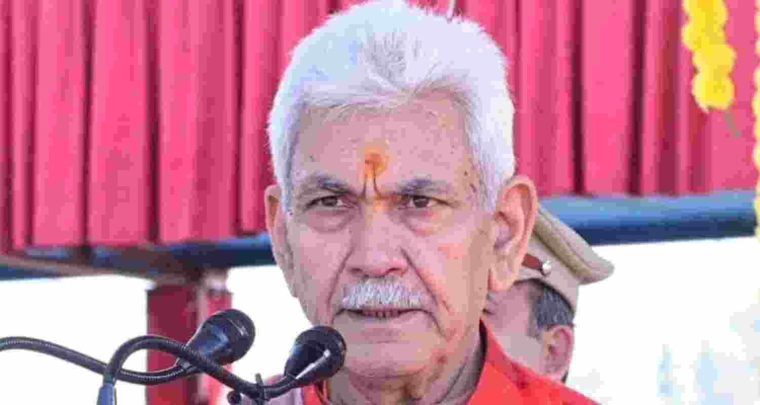 Jammu and Kashmir Lieutenant Governor Manoj Sinha. Image: X
