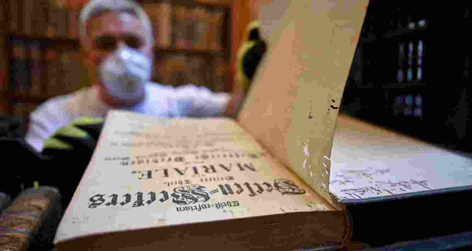 Medieval Hungarian library battles beetle infection