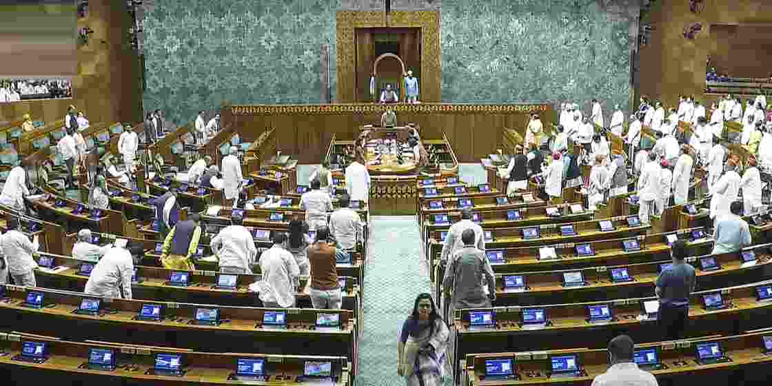 Members in the Lok Sabha passed the revised Income Tax Bill in New Delhi.