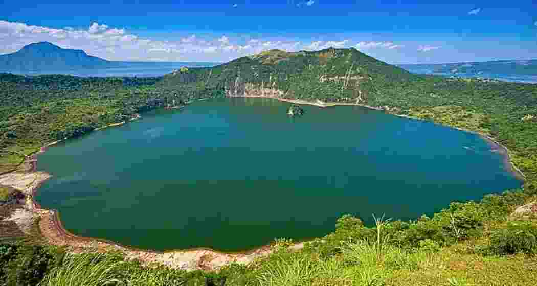 The Lonar Lake in Maharashtra's in Buldhana district. 