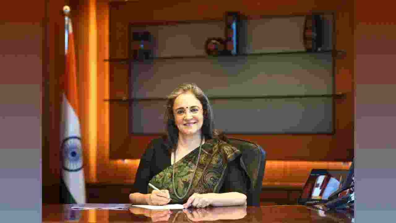 Outgoing Sebi chief Madhabi Buch.