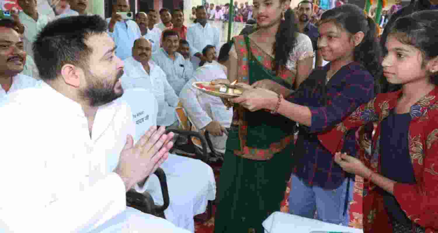 RJD leader Tejashwi Prasad Yadav.