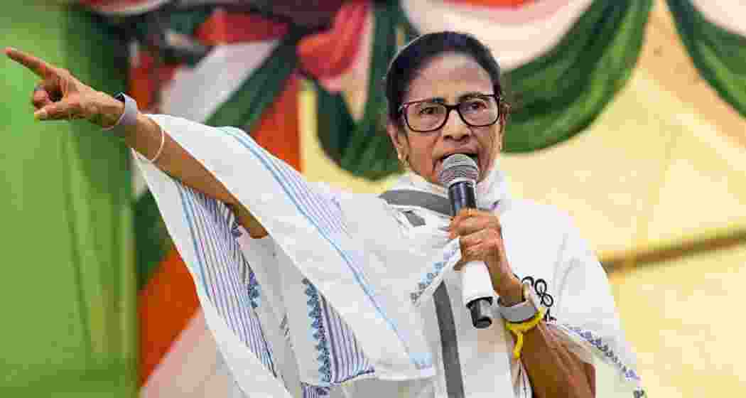 West Bengal Chief Minister Mamata Banerjee addressing a gathering. (File photo)