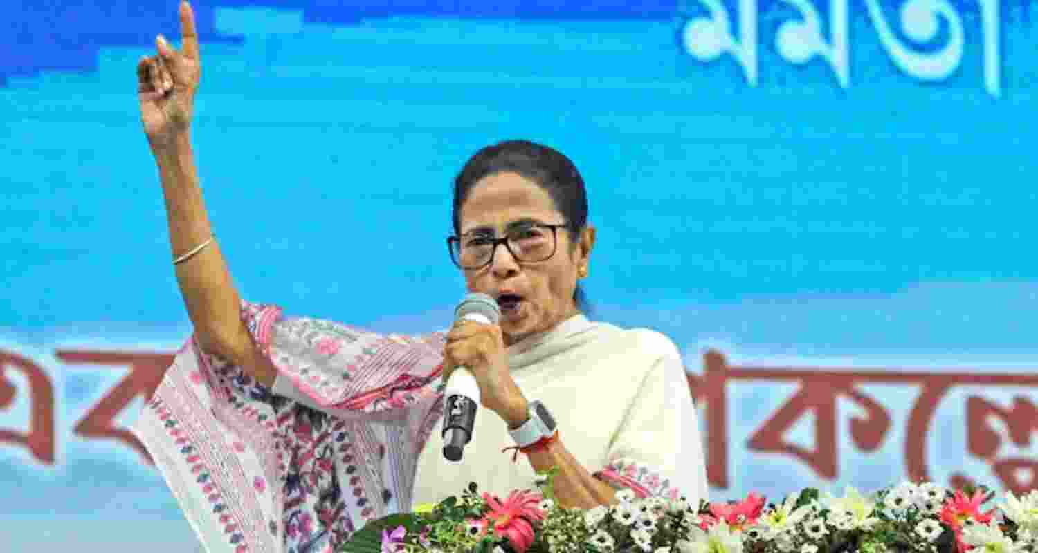 West Bengal Chief Minister Mamata Banerjee - file image.
