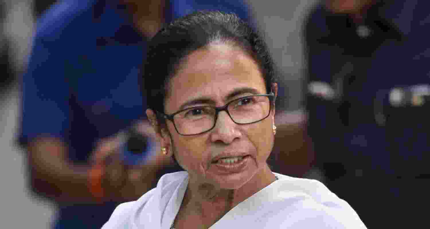 West Bengal Chief Minister Mamata Banerjee - file image.
