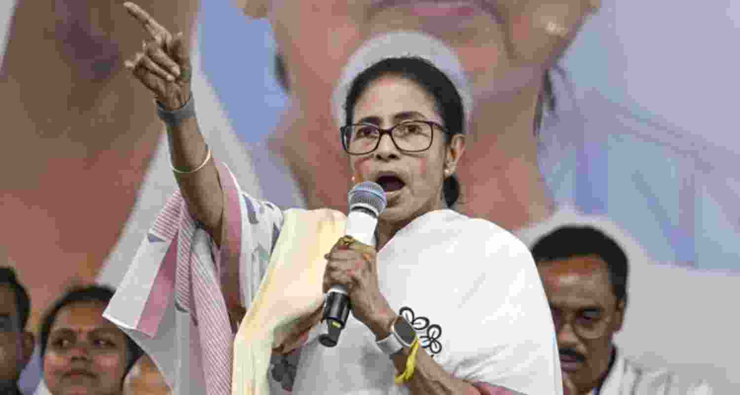 West Bengal Chief Minister Mamata Banerjee - file image.