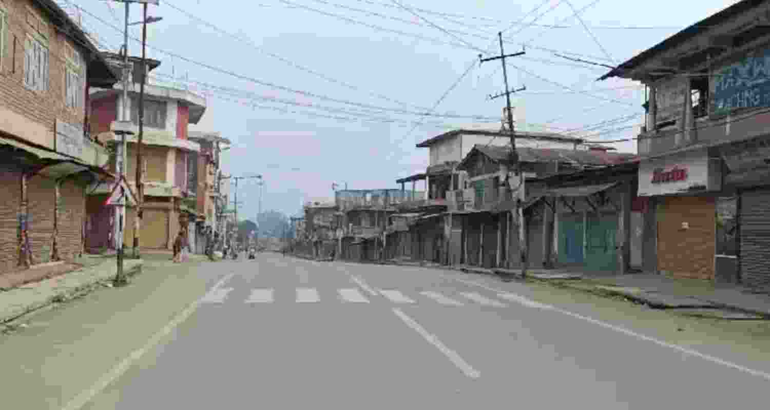 Life hit in Manipur's Churachandpur as tribals call for shutdown
