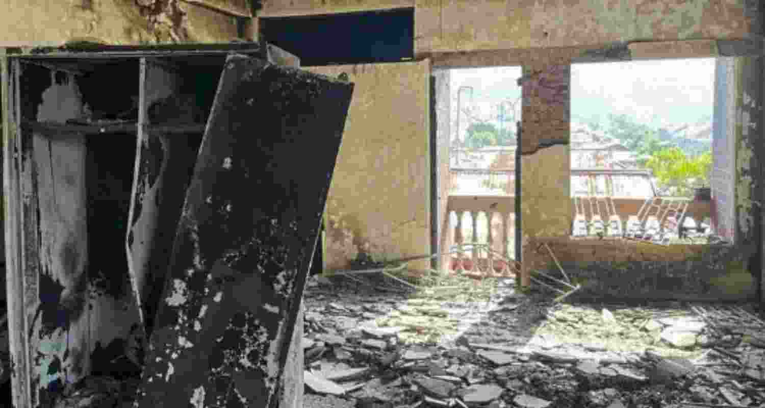 School in Manipur lies abandoned.