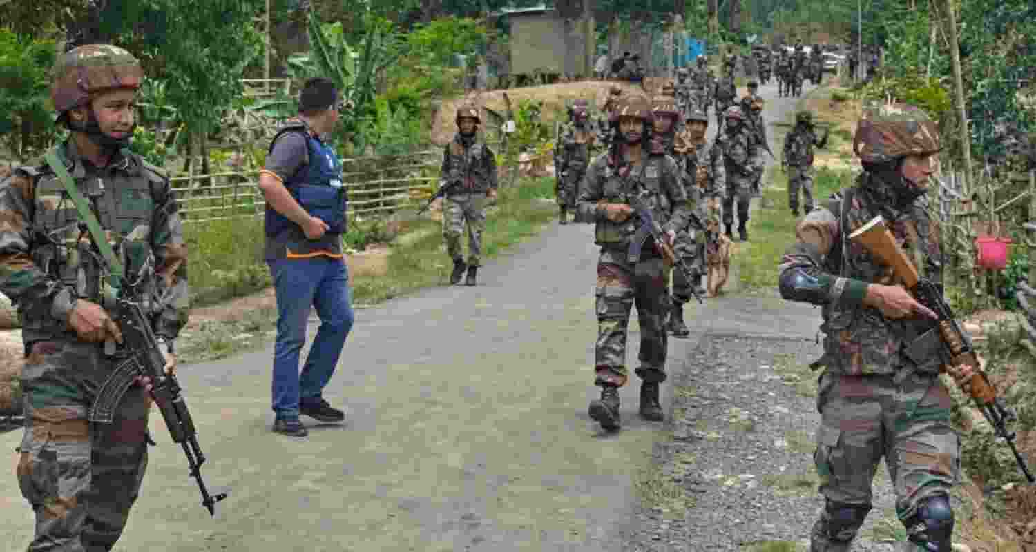 Security forces intensify search operations in Manipur's Ukhrul after an ambush killed two Assam Rifles personnel, as NSCN-IM denies involvement.