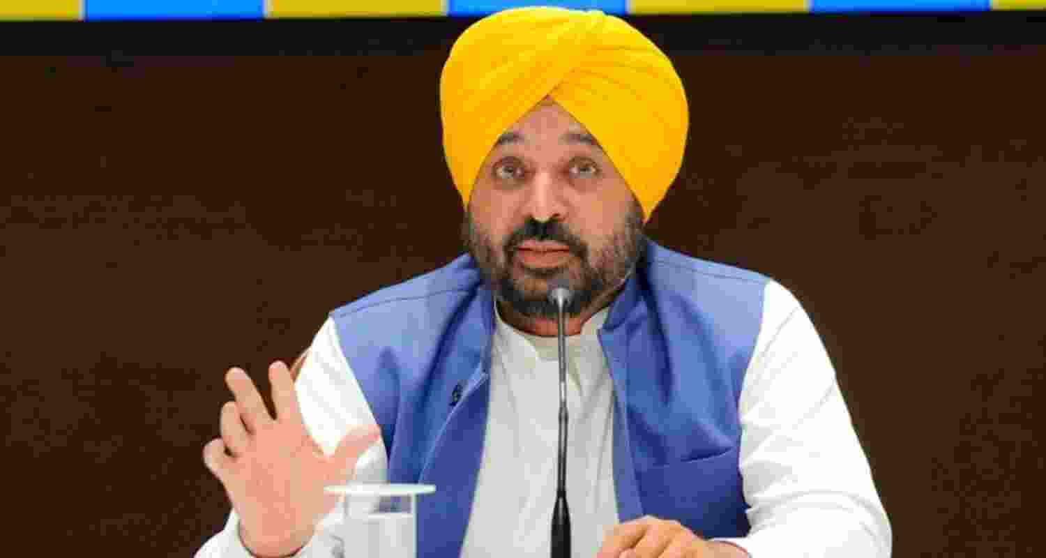Punjab Chief Minister Bhagwant Singh Mann - file image.