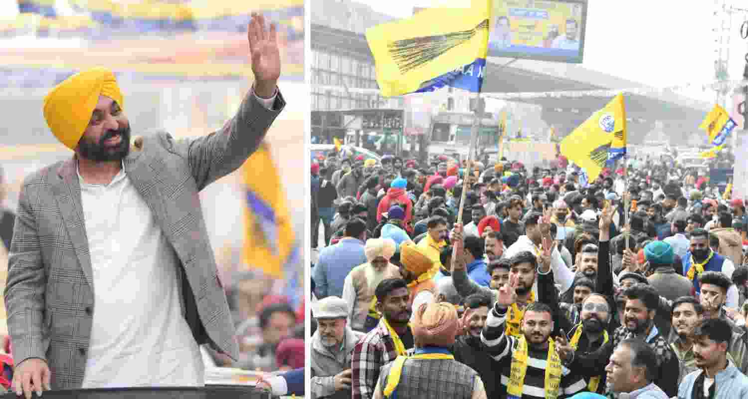 Punjab CM Bhagwant Mann promises development under AAP. 