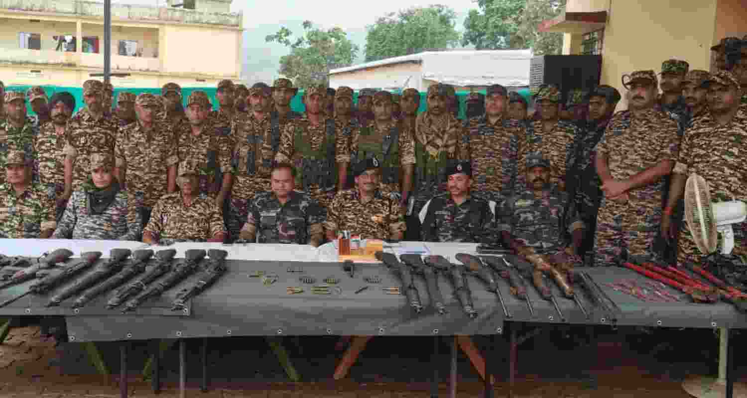 Huge cache of Maoists’ arms & ammunition seized in Jharkhand