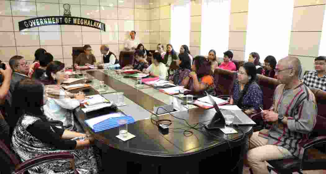 Meghalaya Health Minister Ampareen Lyngdoh and senior ministers meet officials in Shillong to finalise an urgent HIV action plan following a sharp rise in new infections across the state.