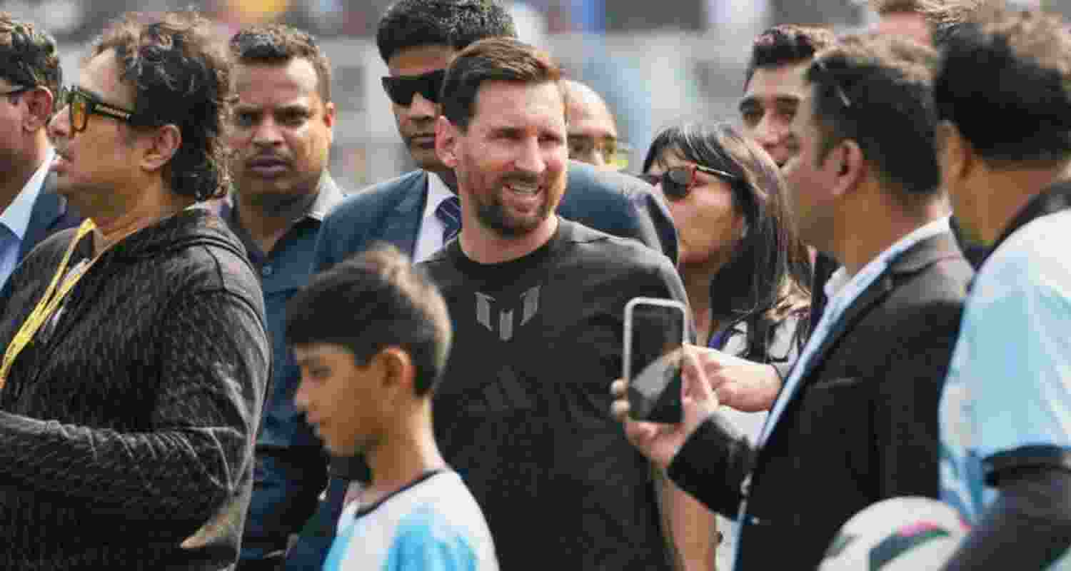 The football icon will begin the final leg of his India tour on Monday. Messi is also expected to meet Prime Minister Narendra Modi during his tour in the national capital.