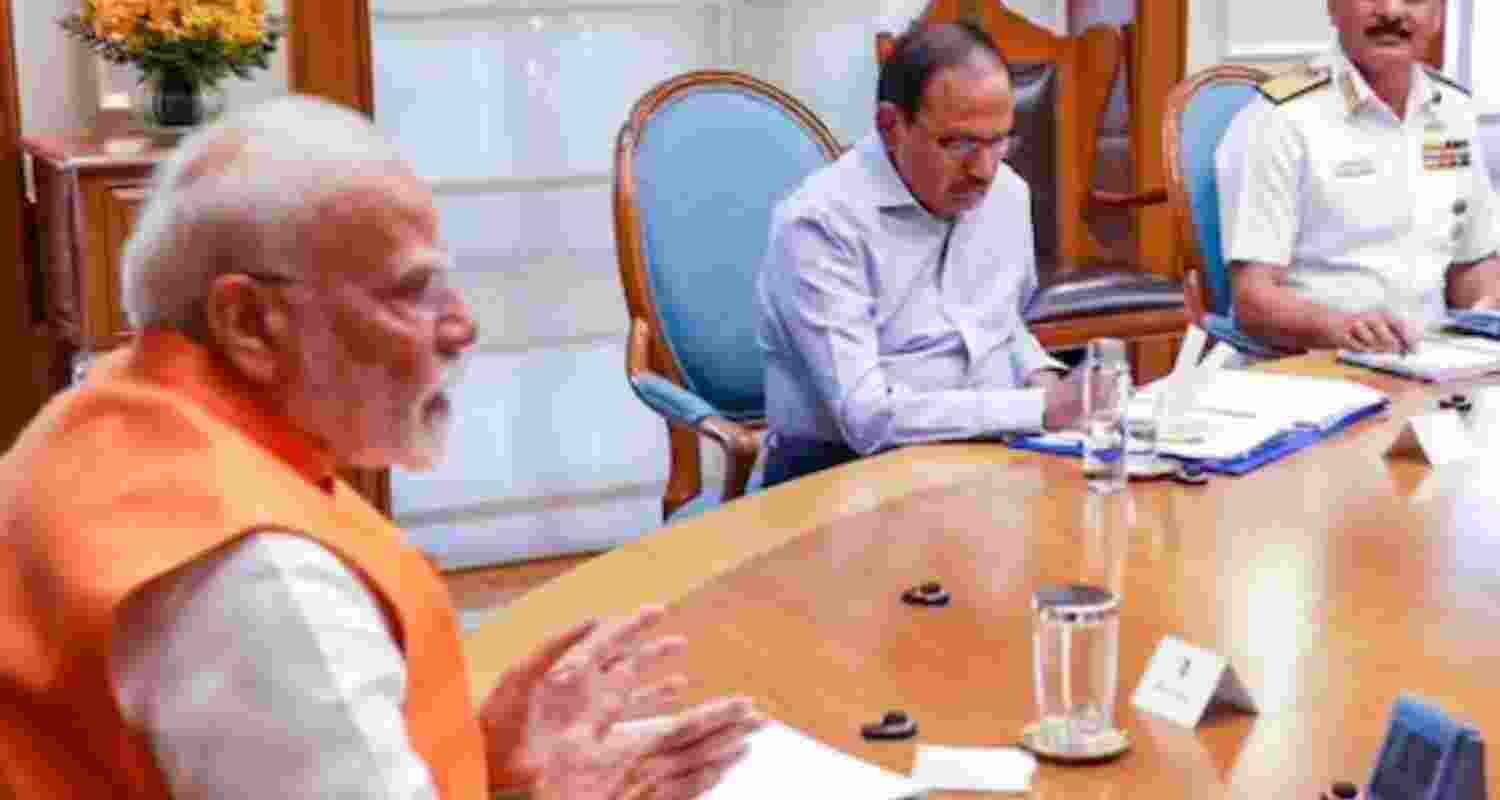 NSA Ajit Doval meets PM Modi again.