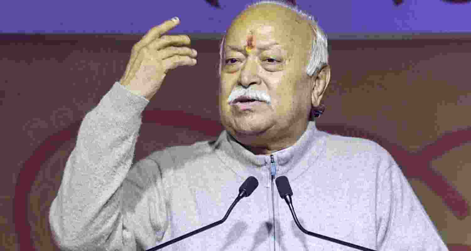 RSS chief Mohan Bhagwat.