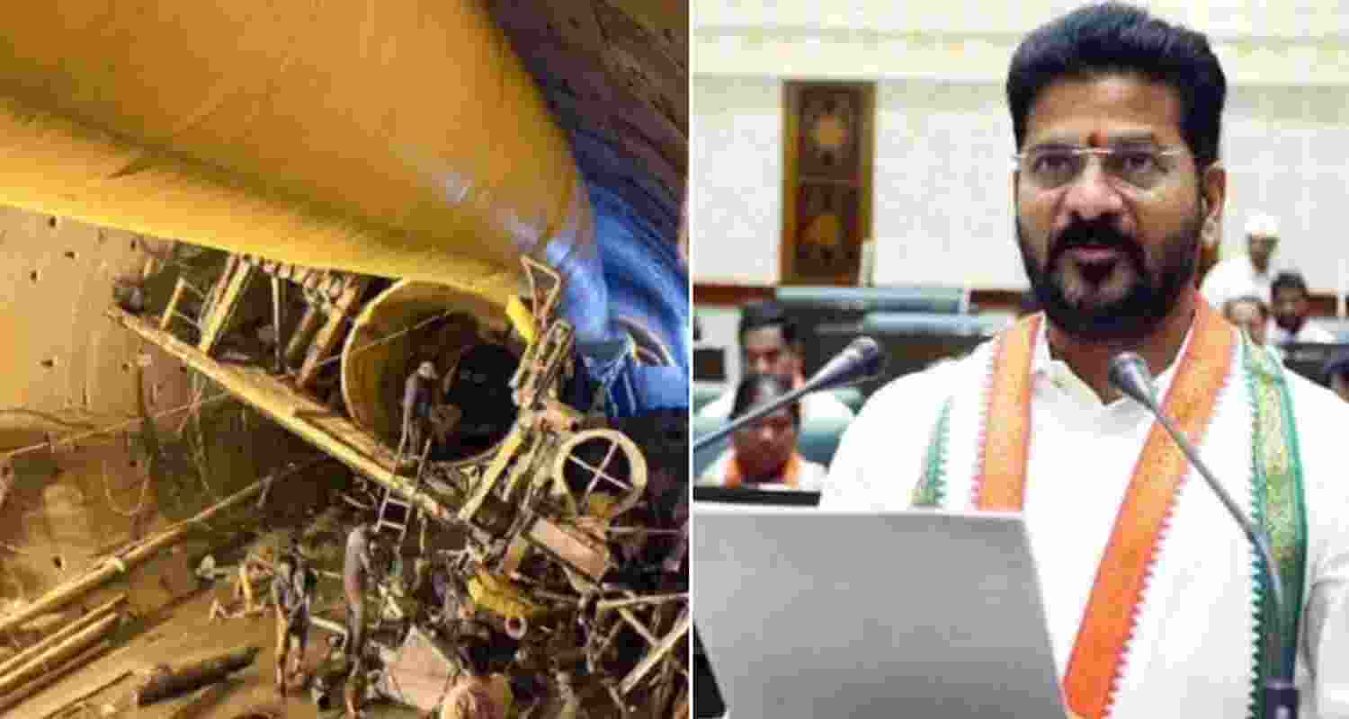 Rescue ops intensify at collapsed SLBC tunnel in Telangana