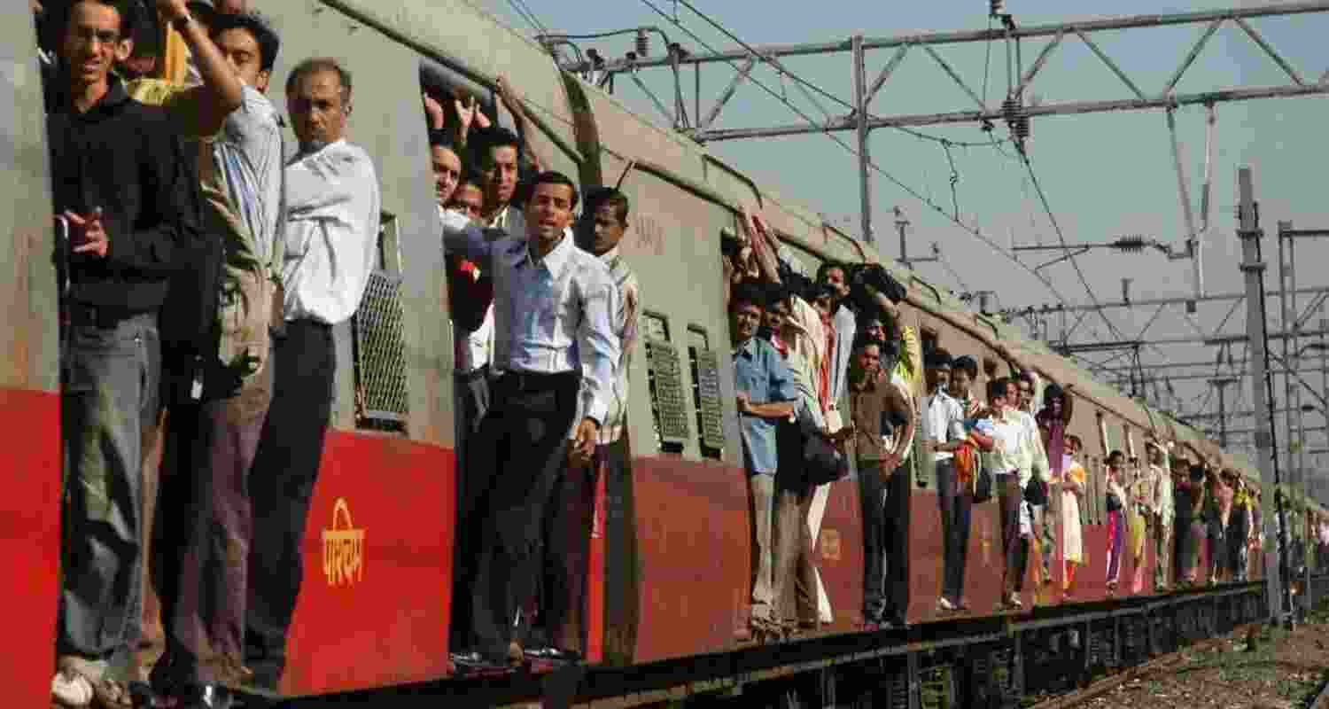 Five dead after falling off overcrowded local train in Mumbai Five dead after falling off overcrowded local train in Mumbai