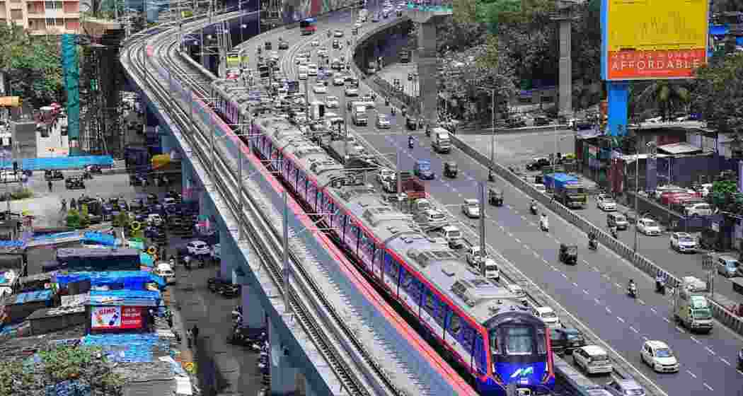 Representative image showing Mumbai Metro.