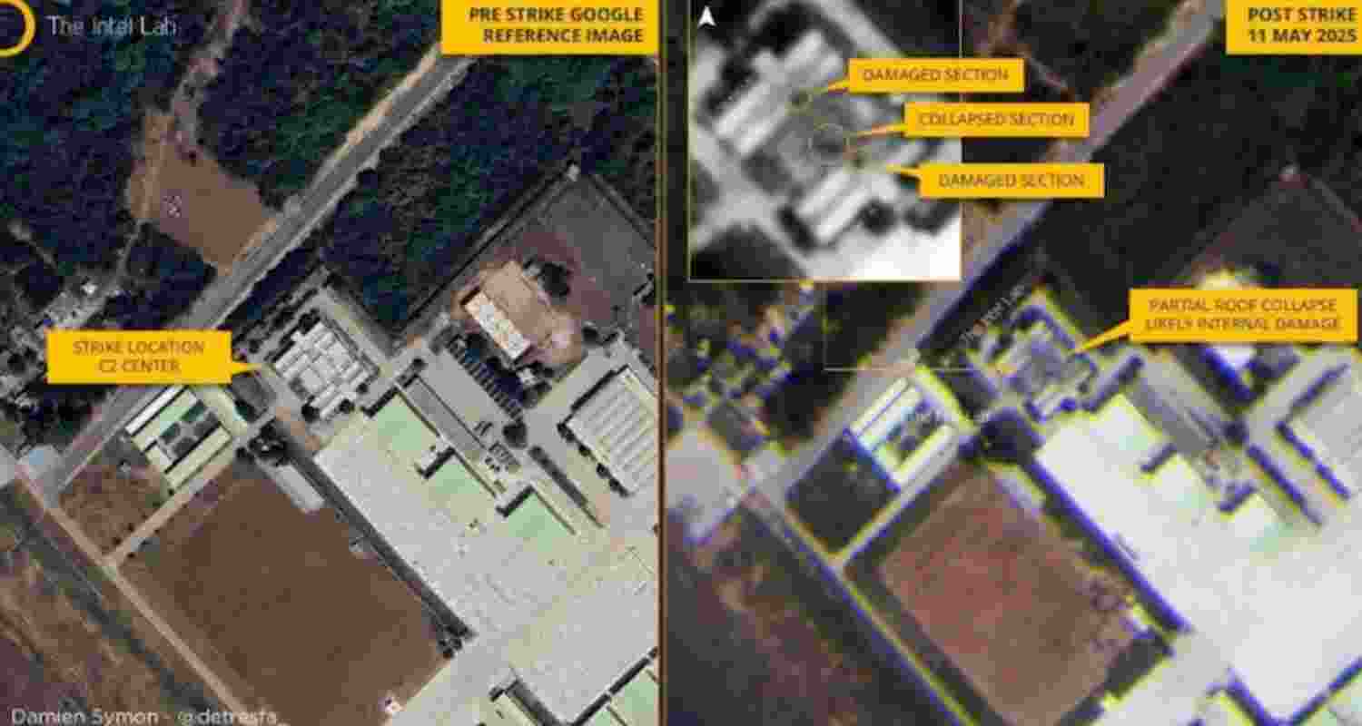 Satellite images show Pakistan has not rebuilt the command centre at Murid airbase near Chakwal nearly 10 months after an Indian Air Force strike in May 2025.