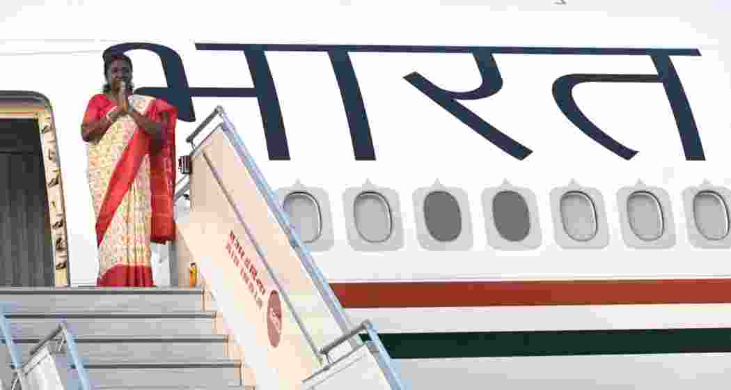 President Droupadi Murmu departs for the Vatican to attend the funeral of Pope Francis, who passed away at 88, representing India in offering homage to the revered global spiritual leader. (Image:X)