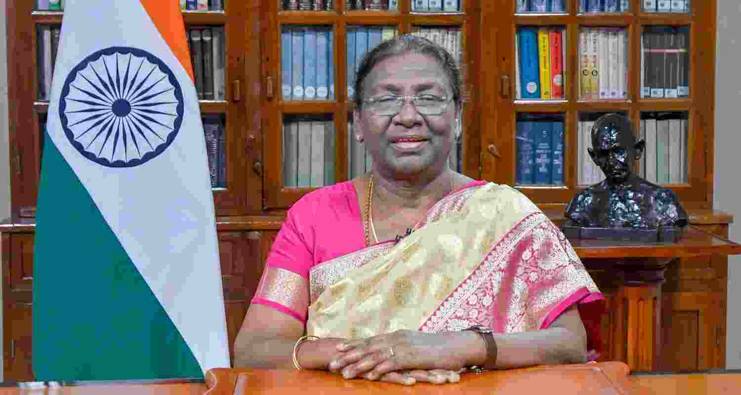 A file photo of President Droupadi Murmu.