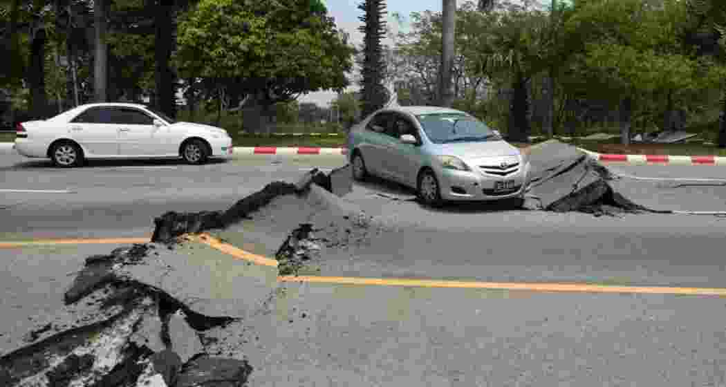 Widespread destruction captured in Myanmar and Thailand after the devastating 7.7-magnitude earthquake on March 28, as rescue efforts continue amidst the rubble. 