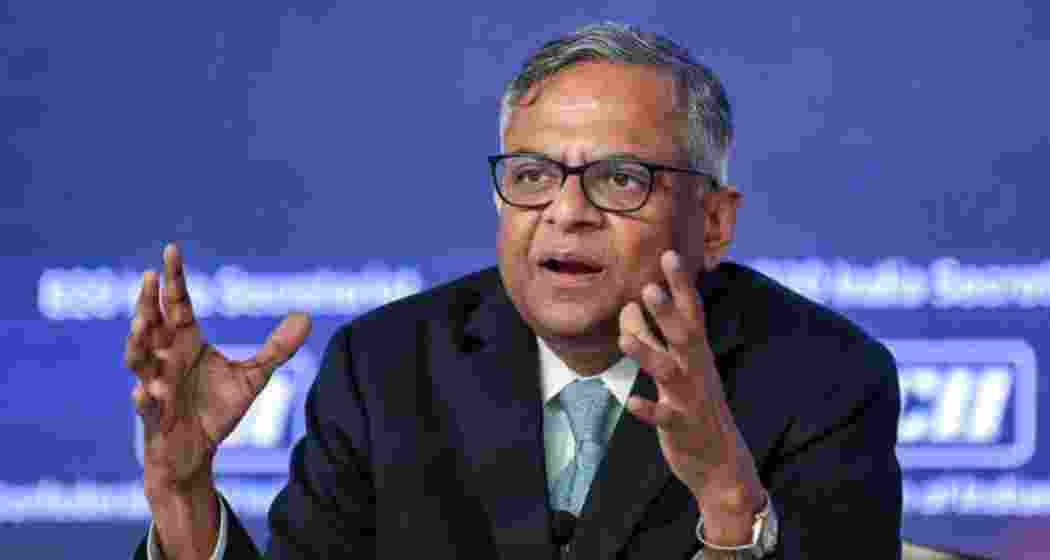 Tata Sons and Air India chairman N. Chandrasekaran. (File photo)