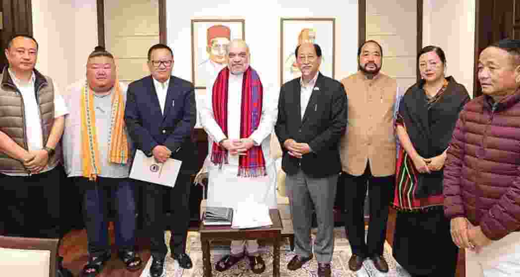 Nagaland Chief Minister Neiphiu Rio and his Cabinet meet Union Home Minister Amit Shah in New Delhi to deliberate on Naga political issues, border disputes, and development initiatives for the state.