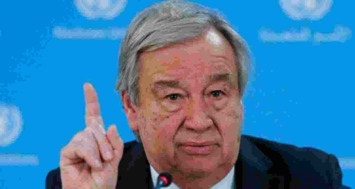 UN Secretary-General Antonio Guterres. 