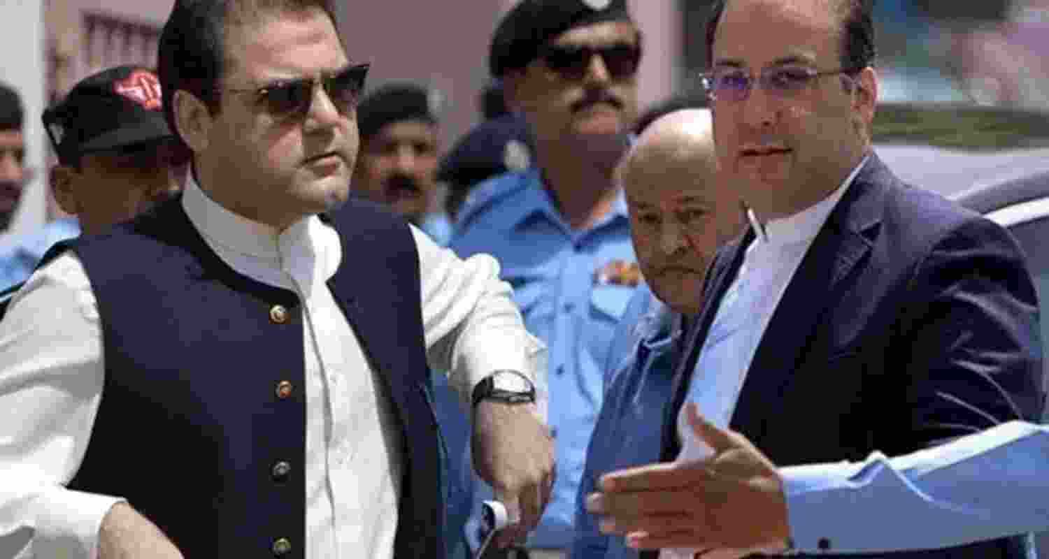 Sons of PML-N supreme leader Nawaz Sharif, Hussain and Hassan. 